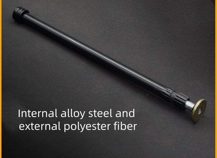Lightweight expandable baton, self-defense weapon, retractable polyester fiber stick, legal self-defense anti-riot supplies, vehicle-mounted three-section rubber (baton)