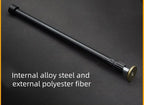 Lightweight expandable baton, self-defense weapon, retractable polyester fiber stick, legal self-defense anti-riot supplies, vehicle-mounted three-section rubber (baton)