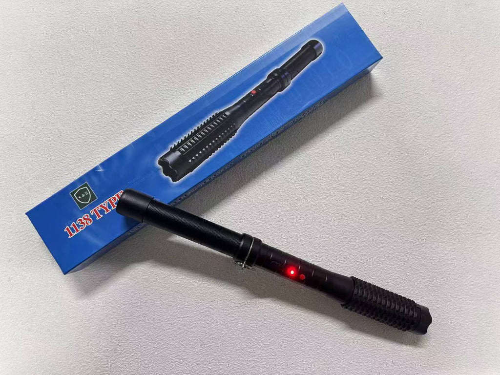 1138-Durable and safe flashlight with strobe warning light for self-defense and protection