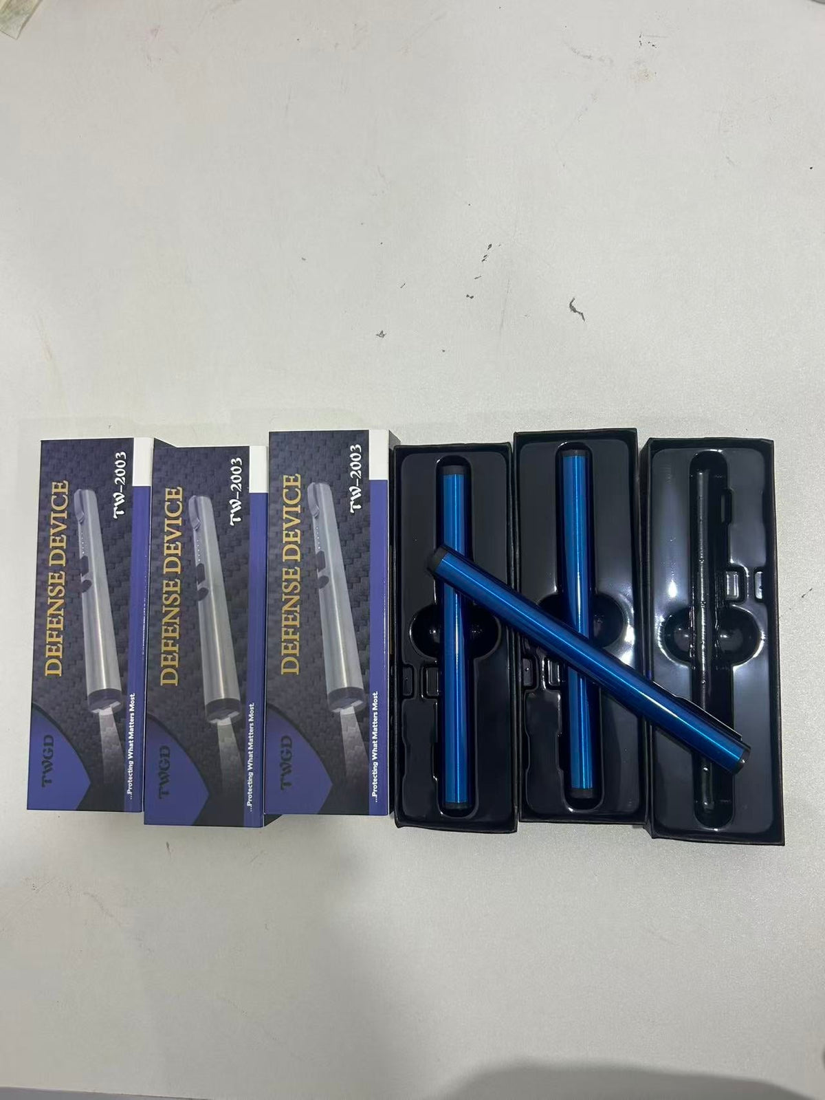 Buy 5 get 2 free！Rechargeable Stun Gun Flashlight, Portable Self Defense Weapon for Daily Carry