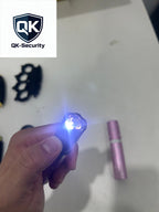 Buy 5 get 2 free！Portable Stun Gun Flashlight Combo, Personal Safety Self Defense Weapon for Outdoor & Daily Use