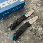 Ball-bearing folding knife with carbon fiber handle and S90V steel blade—a high-hardness, portable, multi-functional tool for camping and outdoor use.