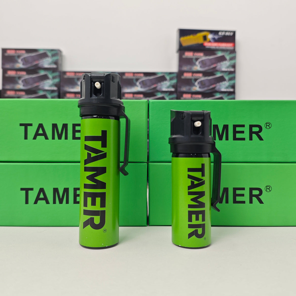 TAMER OC Gel Spray, Portable Wildlife & Aggressive Dog Repellent with Carrying Clip for Outdoor Hiking & Camping