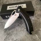 Benchmade 818 Outdoor Folding Knife: Aircraft-grade Aluminum Handle, High-Hardness D2 Steel Blade—Sharp, Compact Tool for Camping and Survival.