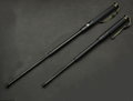 Expandable baton, hard plastic fiber polyester baton, lightweight short baton, car-mounted self-defense rubber baton