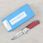 Benchmade 535-9 Folding Knife – Camping Knife with Aluminum Handle, High-Hardness Survival Knife, Outdoor Folding Knife