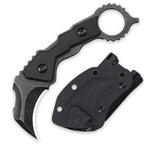 High-quality outdoor and survival knife: portable, high-hardness, sharp, compact—suitable for wilderness use or as an everyday carry fruit knife.