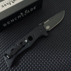 Benchmade 275 Folding Knife – G10 Handle, High-Hardness Tactical Folder, EDC Tool