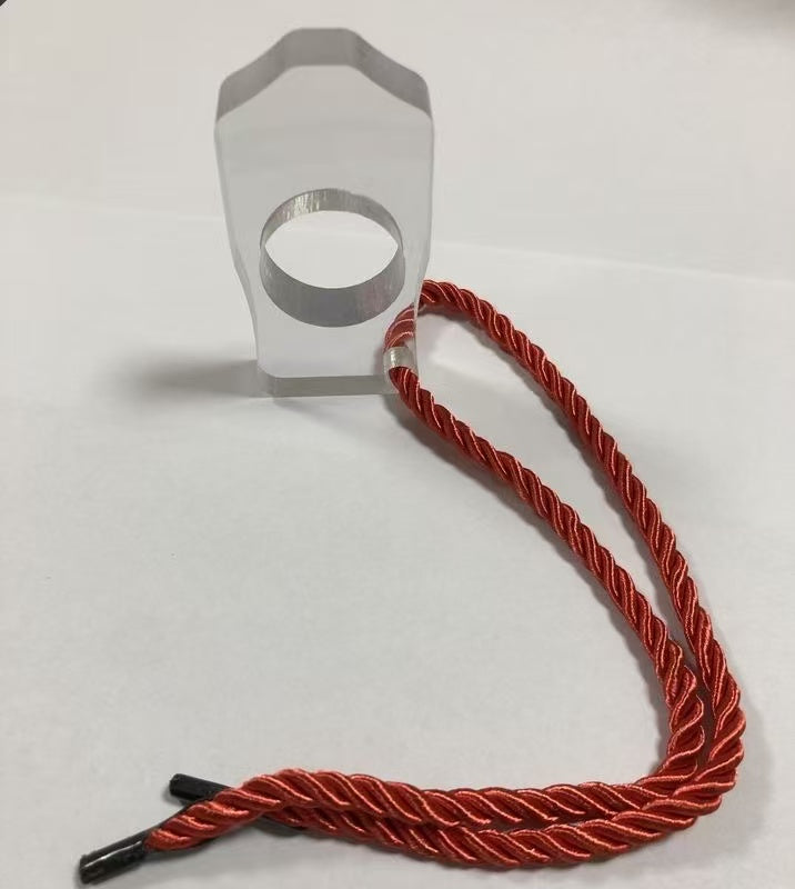 2026 New Clear Acrylic Reinforced Four-Finger Buckle, Lightweight Outdoor Hiking Safety Tool