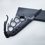 Cool Hot Wheels Tiger Finger Folding Outdoor Survival Knife Four-Finger Knuckle Ring Finger Guard High Hardness Sharp Stainless Steel Tool
