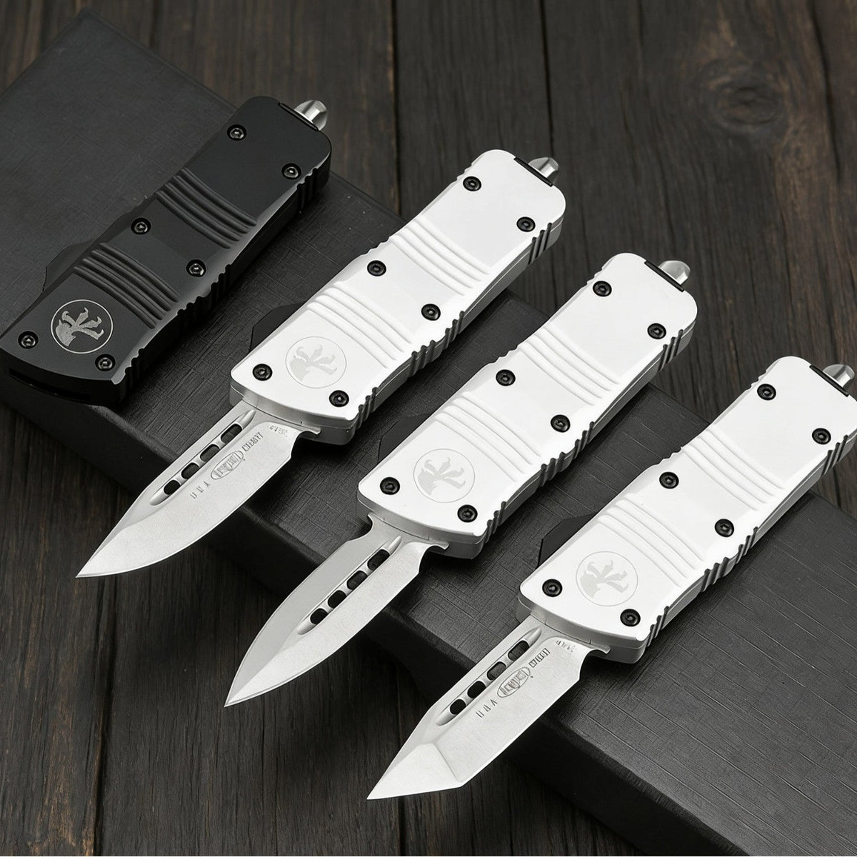 Aluminum Alloy Micro-Technology Mini Dragon Straight Out Knife ECD Straight Out Knife for Express Package Opening