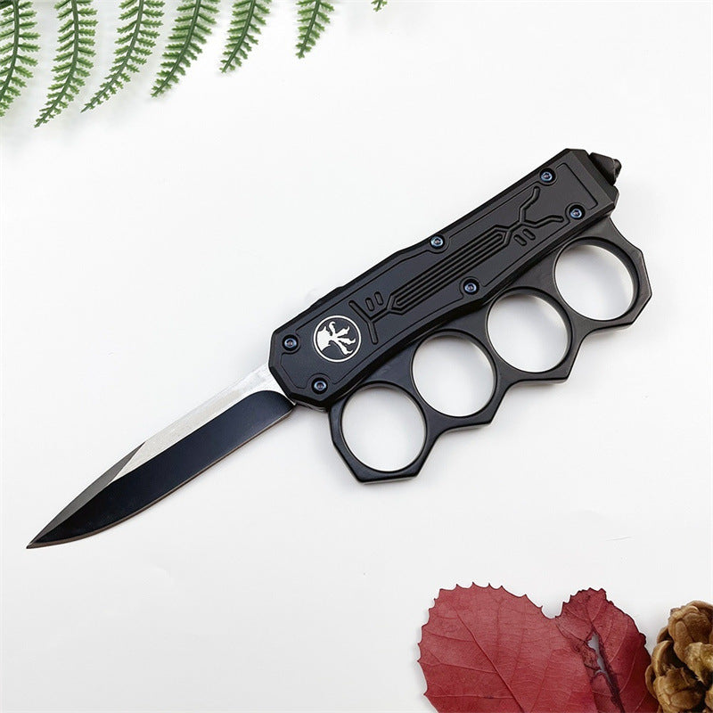 Microtech Outdoor Multi-Purpose Knuckle Duster Sheath, Wilderness Mountaineering Gear, Portable EDC Knife Sheath Handle