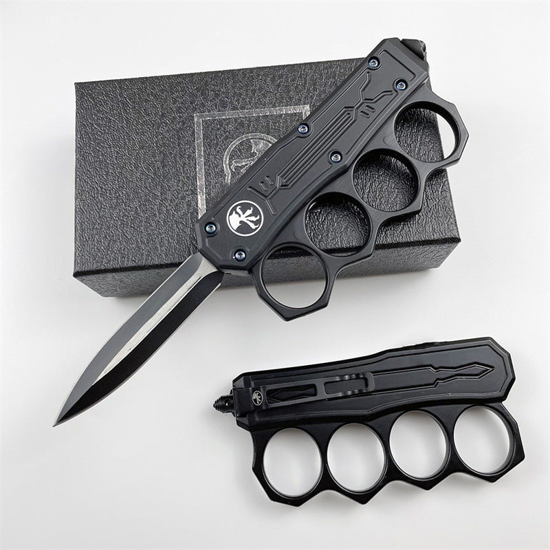 Microtech Outdoor Multi-Purpose Knuckle Duster Sheath, Wilderness Mountaineering Gear, Portable EDC Knife Sheath Handle