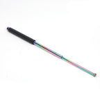 Portable small telescopic baton, retractable baton, self-defense baton for men and women, outdoor self-defense supplies