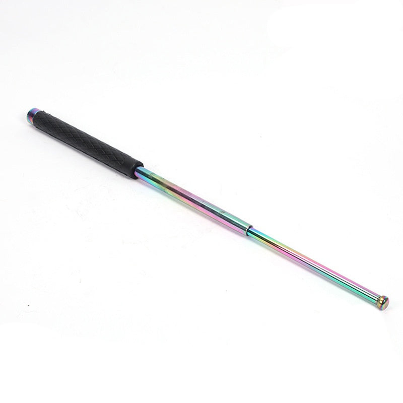 Portable small telescopic baton, retractable baton, self-defense baton for men and women, outdoor self-defense supplies