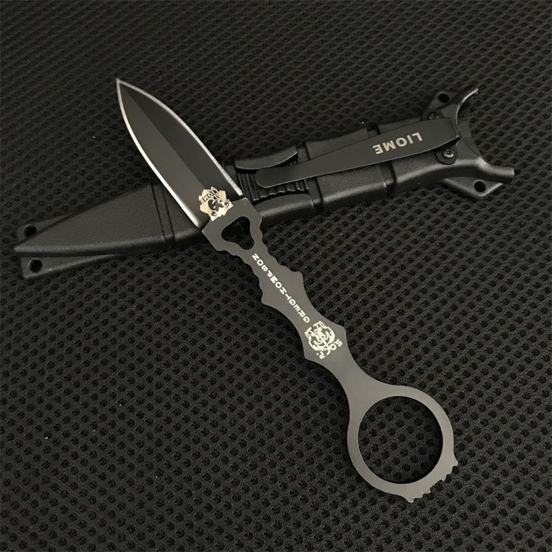 Liome 176 Fixed blade Knife Outdoor Camping Military Knives Hunting Safety-defend Portable Tactical Pocket Straight EDC Tool