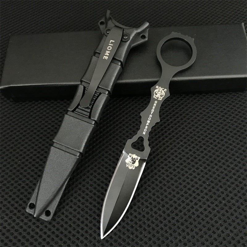 Liome 176 Fixed blade Knife Outdoor Camping Military Knives Hunting Safety-defend Portable Tactical Pocket Straight EDC Tool