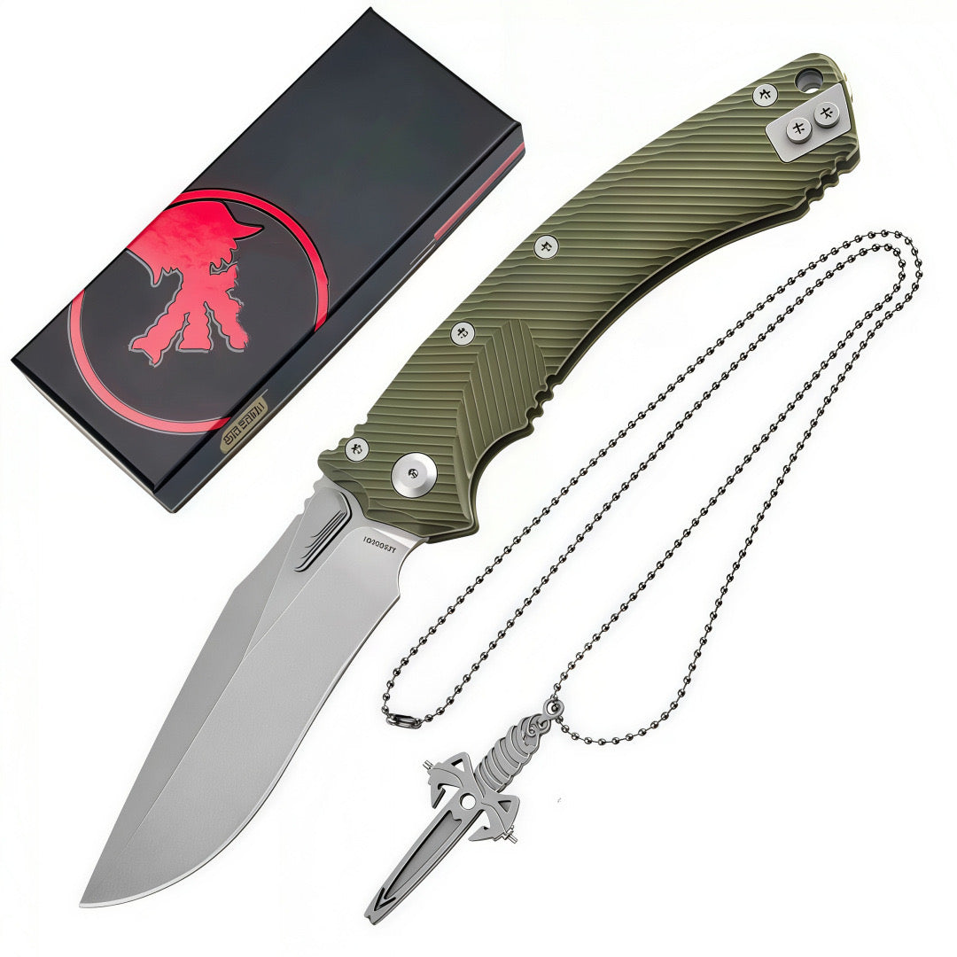 Microtech Amphibian Folding Knife with Carbon Fiber Handle