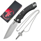 Microtech Amphibian Folding Knife with Carbon Fiber Handle