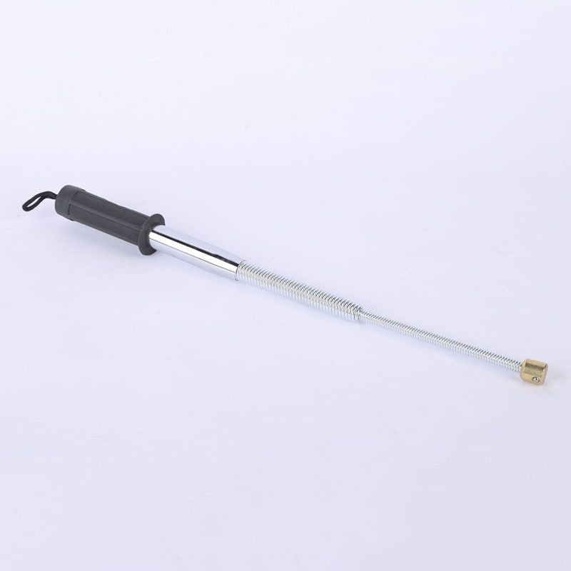 Martial arts spring whip with rubber handle, soft whip, telescopic whip, retractable whip, anti-wolf weapon, spring stick, spring soft stick